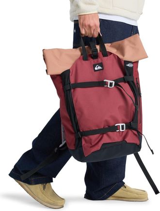 Quiksilver Sportrucksack QUIKSILVER New Secret Sesh, Herren, burnt russet, Polyester, Rucks&auml;cke Sportrucksack