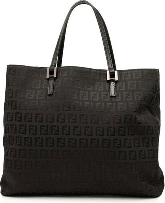 Fendi Pre-owned Tote Bags, female, Black, Size: ONE SIZE Pre-owned Classic Tote Bag
