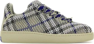Burberry Embroidered Fabric Box Sneakers