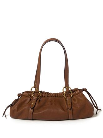 Miu Miu nappa leather shoulder bag - women - Nappa Leather - One Size - Brown