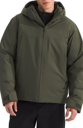 The North Face Mountain Range Waterproof Down Jacket in New Taupe Green at Nordstrom, Size Xx-Large