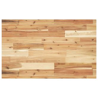 Berkfield Home Bathroom Vanity Top Oil Finished 120x50x4 cm Solid Wood Acacia in Brown | Size: 120 x 50 x 4 cm