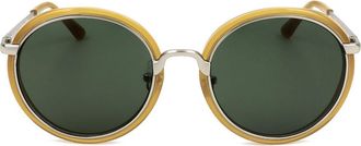 Linda Farrow DRIES VAN NOTEN DVN78 C6 Mens Sunglasses Red Size 53