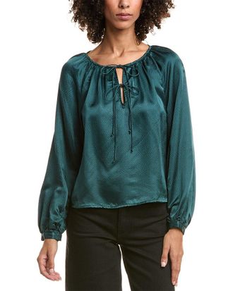 Bella Dahl Hammered Satin Blouse