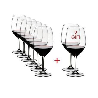 Riedel Vinum Cabernet Sauvignon/Merlot Glass Set in Clear at Nordstrom