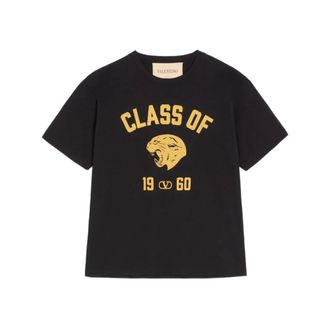 Valentino Panther Print T-shirt - male - Valentino - T-Shirts - Black - XL - Tops