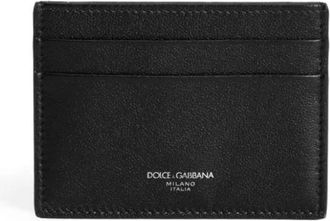 Dolce & Gabbana Zwarte Portemonnee met Kaartsleuven - Heren - Portefeuilles - Zwart - ONE Size - Accessoires
