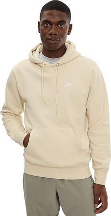 Nike Club Fleece Pullover Hoodie Mens Clothing Light Khaki/Light Khaki/White : 2XL, Cotton/Polyester