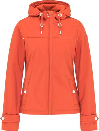 Dreimaster Dreimaster softshell jas 3MASTER Dames oranjerood