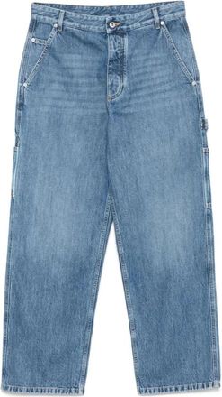 Bottega Veneta Vintage Cargo Jeans - Heren - Regular Fit Jeans - Blauw - L - Katoen - Jeans