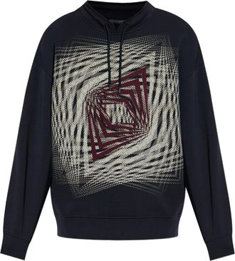 Emporio Armani Felpa con stampa - Blu