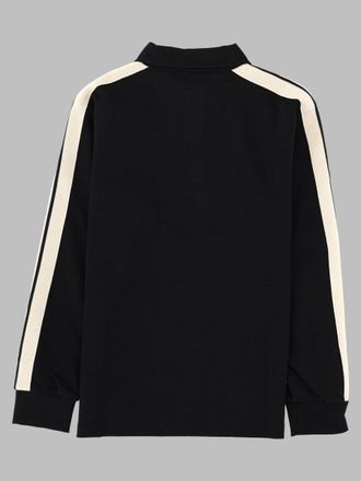 Palm Angels Milan Stitch Polo Shirt - Black