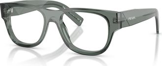 Prada 51mm Square optical glasses in Grey at Nordstrom
