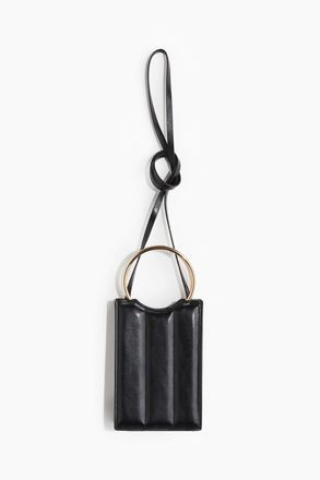 H&M Gesteppte Smartphonetasche - Schwarz