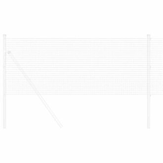 Berkfield Home Modern Welded Wire Fence 1.5x50 m Galvanised Steel in Silver