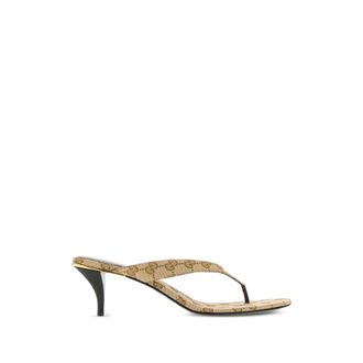 Gucci Vittoria GG Canvas Sandals