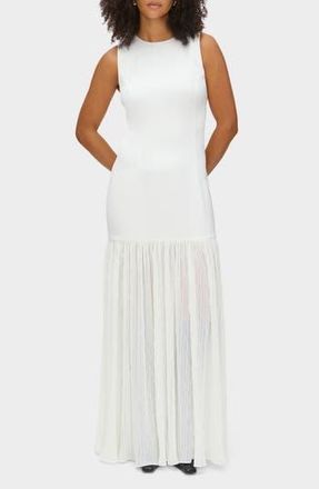 Aligne Zane Sleeveless Drop Waist Maxi Dress in Ivory at Nordstrom Rack, Size 2