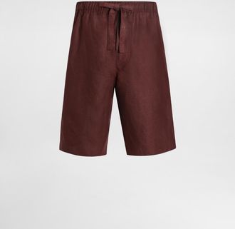 Dolce & Gabbana Linen Fabric Shorts - Man Pants And Shorts Multi-colored 52