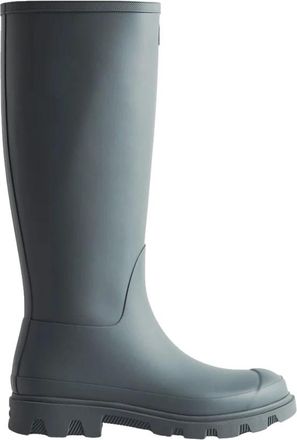 Hunter Stivale alto Downpour Wellington - - Shoes - Donna - Grigio - 38 EU