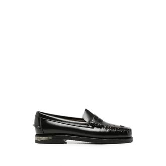 Sebago Dames, Schoenen, Zwart, Maat: 38 1/2 EU Leer