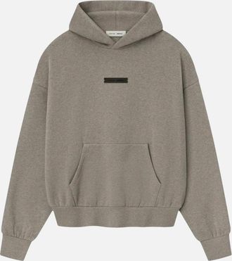 Fear of God Mens Essentials Fear Of Good Classic Homestead Heather Hoodie - Tan - Size: 40