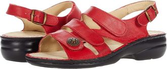 David Tate Wrap Womens Shoes Red Nappa : EU 41 (US Womens 10-10.5) M (B), Leather