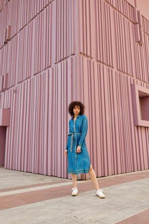 La petite &eacute;toile Hemdjurk met lange mouwen ROMY