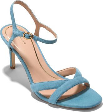 Cole Haan Constantina Ankle Strap Sandal in Provincial Blue Suede at Nordstrom, Size 10.5