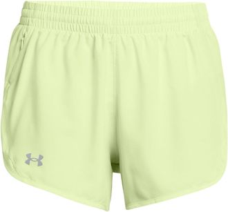 Under Armour Womens Fly by 3 Shorts Retro Green S