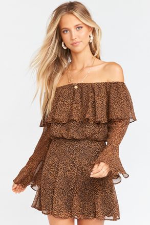 Show me your Mumu Skater Mini Skirt In Lucky Leopard
