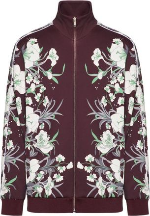 Valentino Garavani Graphic-Print Zip-Fastening Jacket