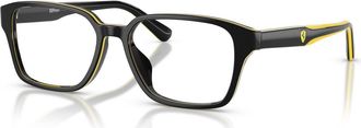 Ferrari 54mm Rectangle optical glasses in Black/Yellow at Nordstrom