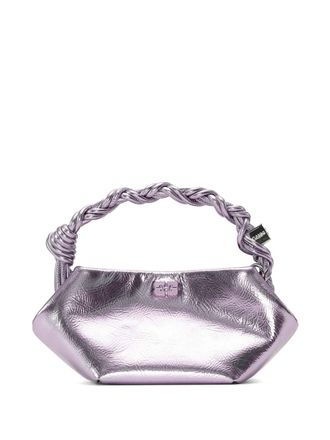 Ganni Bou metallic mini bag - Pink