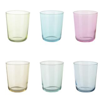 Pasabahce Set 6 bicchieri colorati 310 ml Otto Pasabahce