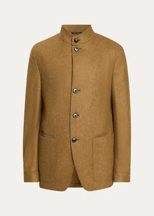 Ermenegildo Zegna Mens Cashmere Chore Jacket