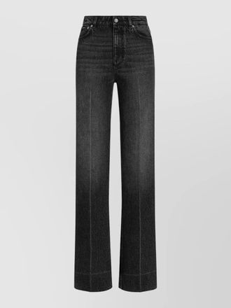 Dolce & Gabbana wide leg trousers five pocket belt loops