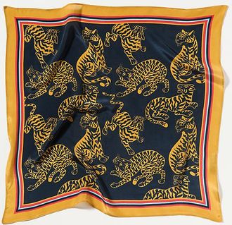 Conditions Apply Tiger Print Scarf