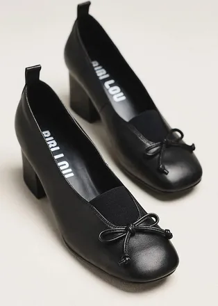 Bibi Lou Ballet Block Heels