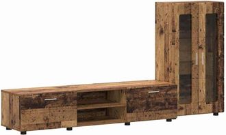 vidaXL Conjunto De Mueble De Tv Madera Vieja Madera De Ingenier&iacute;a Vidaxl