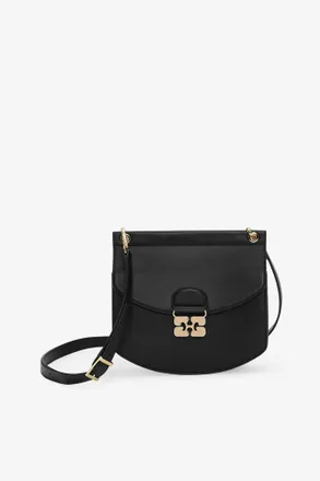 Ganni Black Small Apo-G Bag