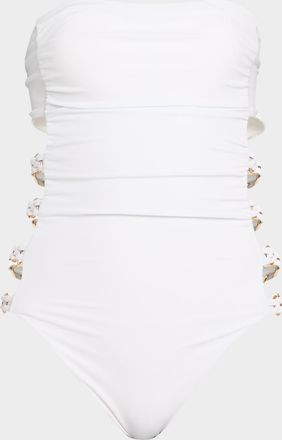 Ramy Brook Viviana Strapless One-Piece Swimsuit