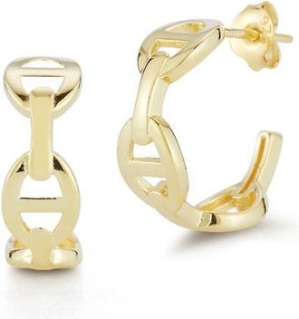 Glaze Jewelry Mariner Hoop Earrings in Gold at Nordstrom