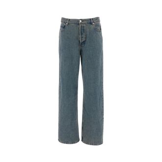 A.P.C. A.p.c., Heren, Jeans, Blauw, Maat: W30 Katoen