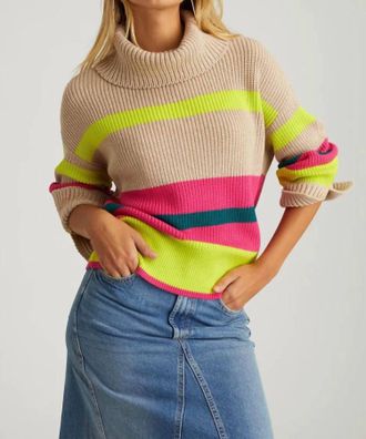 525 america Giana Sweater In Cashew Heather Multi