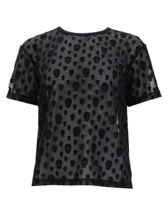 Alexander McQueen Alexander Mc Queen T Shirt With Skull Pattern