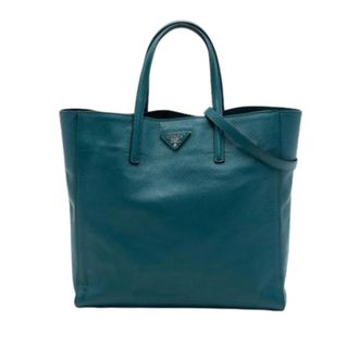 Prada Pre-owned Tote Bags, female, Blue, Size: ONE SIZE Pre-owned Vintage Satchel
