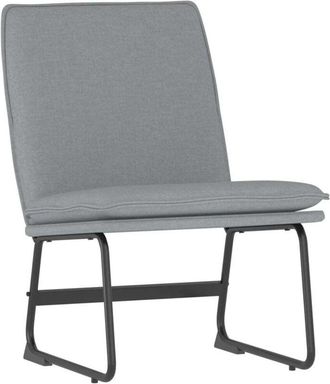 vidaXL Sill&oacute;n De Relax Tela Gris Claro 52x75x76 Cm Vidaxl