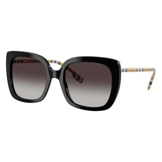 Burberry Sunglasses, unisex, Black, Size: 54 MM Caroll Sunglasses