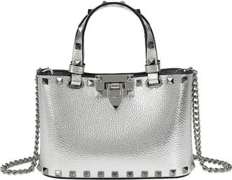 Tiffany & Fred Studded Leather Top Handle Crossbody