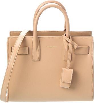 Saint Laurent Nano Sac De Jour Leather Satchel